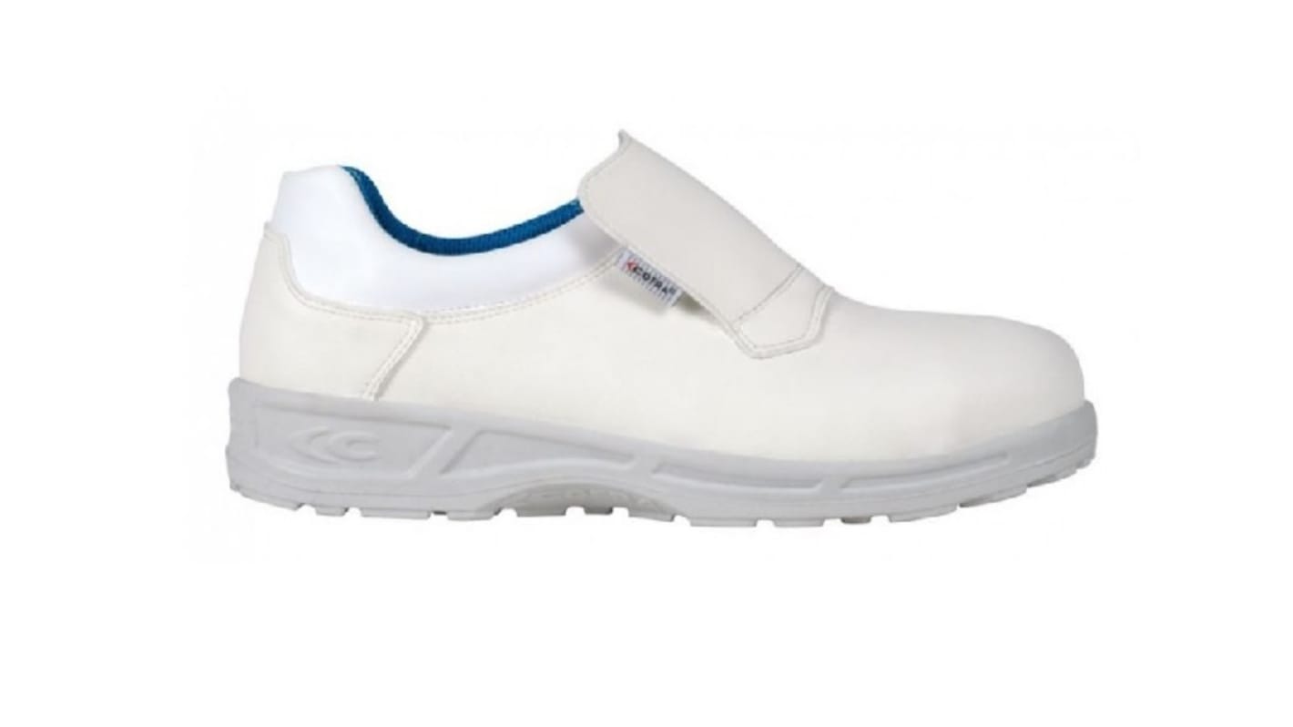 Cofra CADMO Unisex White Toe Capped Safety Shoes, UK 7, EU 41
