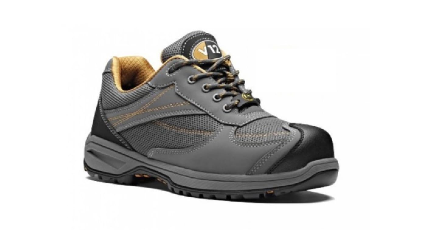 V12 Footwear Herren Sicherheitshalbschuhe Schwarz GroBe 43 UK 9