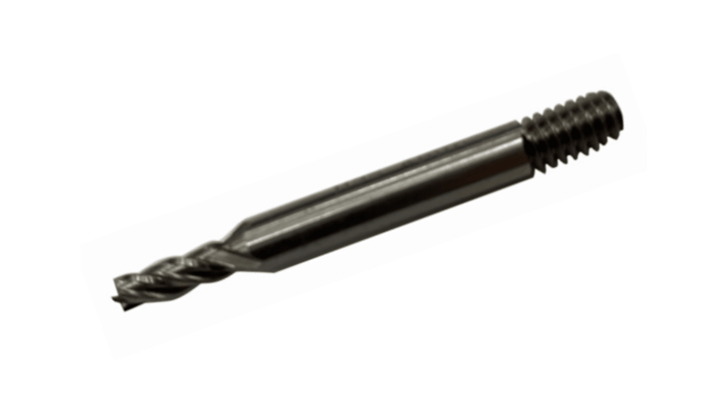 RS PRO End Mill, 3mm Cutter, High Speed Steel, 9.5mm Cut