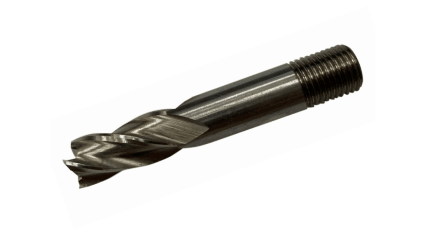 RS PRO End Mill, 8mm Cutter, High Speed Steel, 18mm Cut