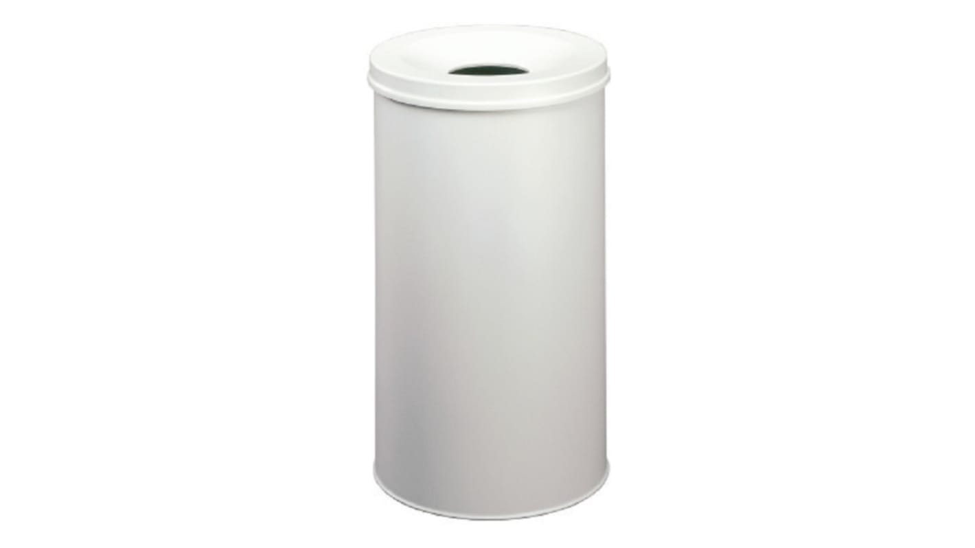 Contenedor Durable Gris Plegable de 60L de Acero