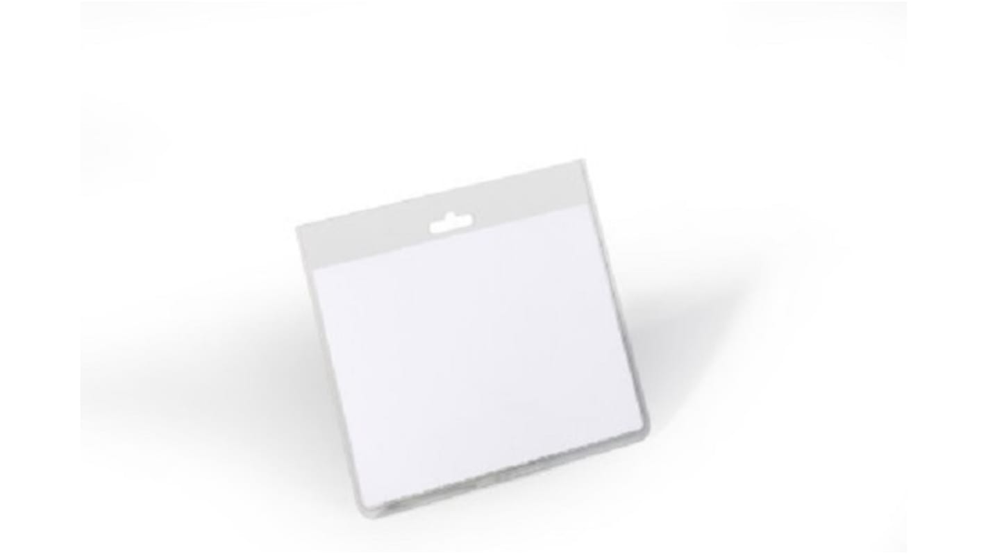 Znak imienny Przezroczysty PVC Durable