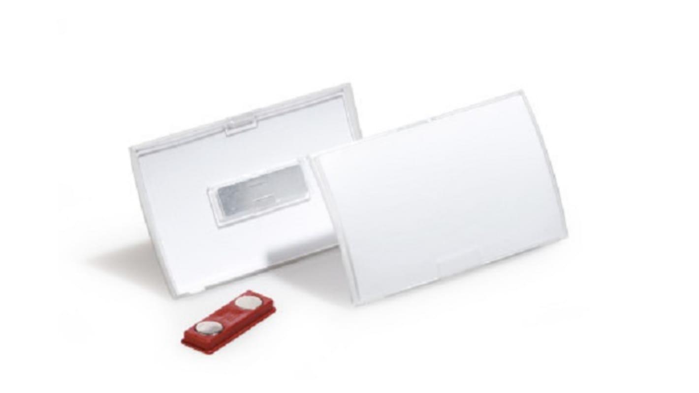 Durable Transparent Name Badge