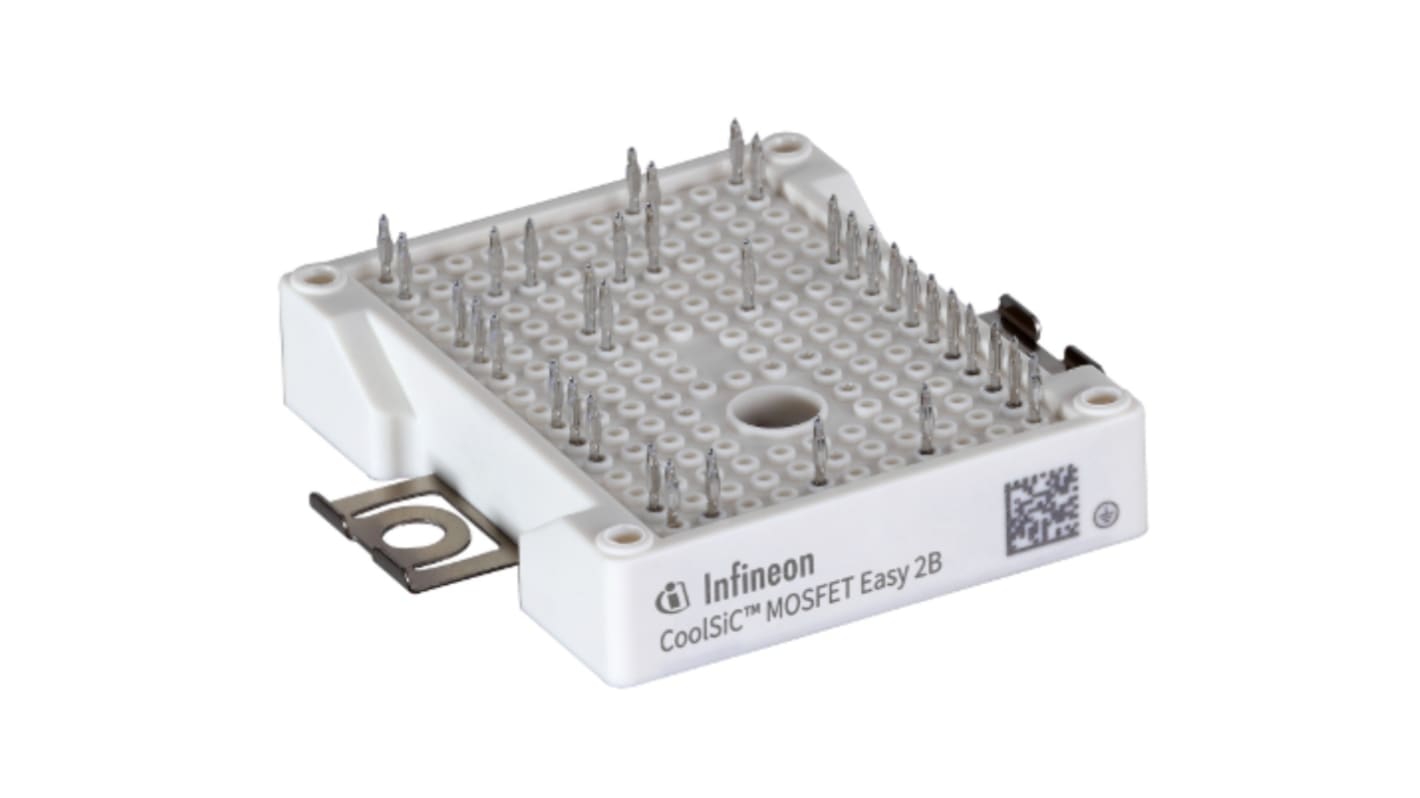 Infineon F4 Quad SiC N-Channel MOSFET Module, 100 A, 1200 V AG-EASY2B F411MR12W2M1B76BOMA1