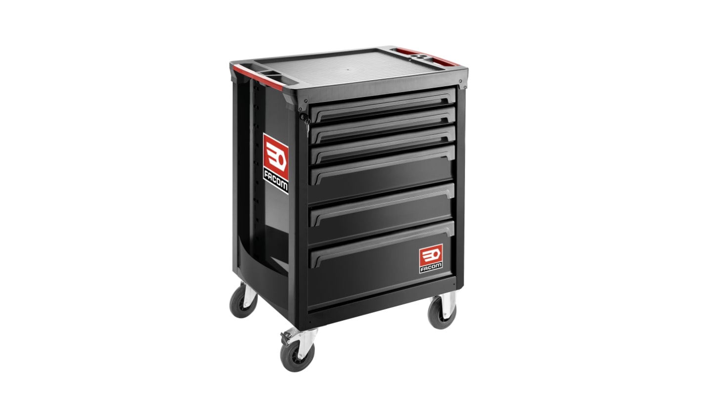 Armadietto mobile Facom serie con ruote, 6 cassetti, 779 x 972 x 515mm