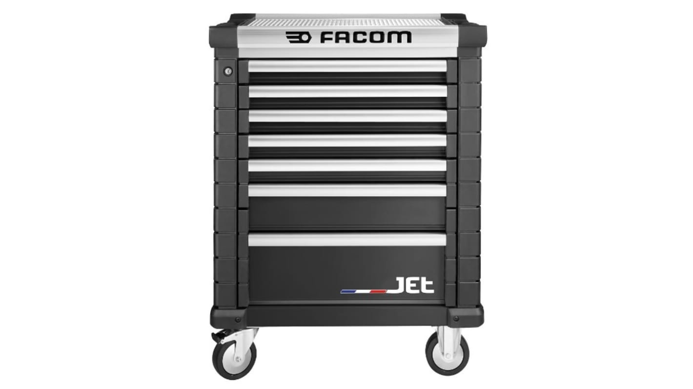 Facom 7 drawer Steel Wheeled