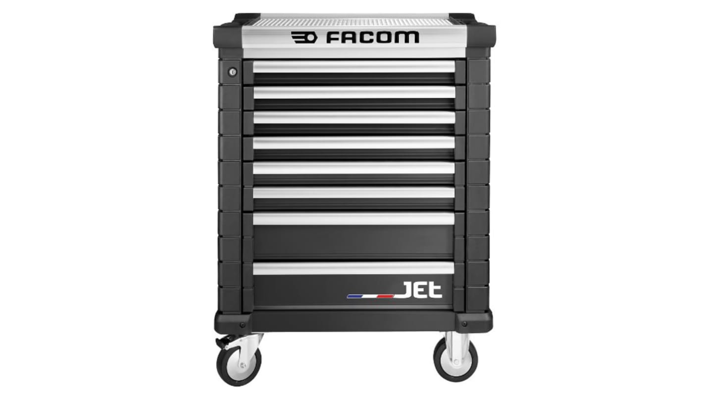 Facom 8 drawer Steel Wheeled