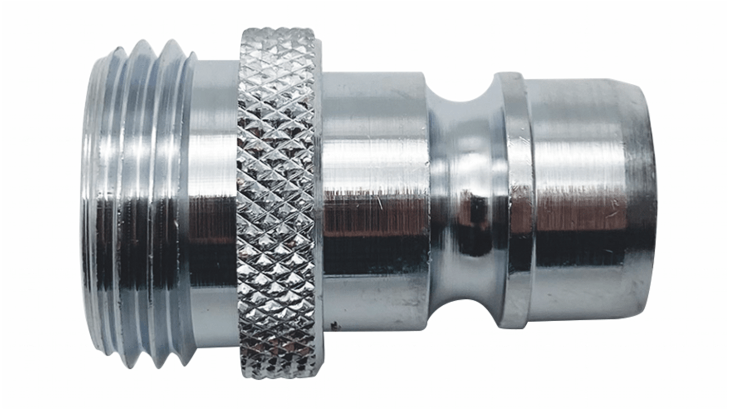 RS PRO Hose Connector, Straight Hose Coupling, BSPP 1/2in 11mm ID, 35 bar