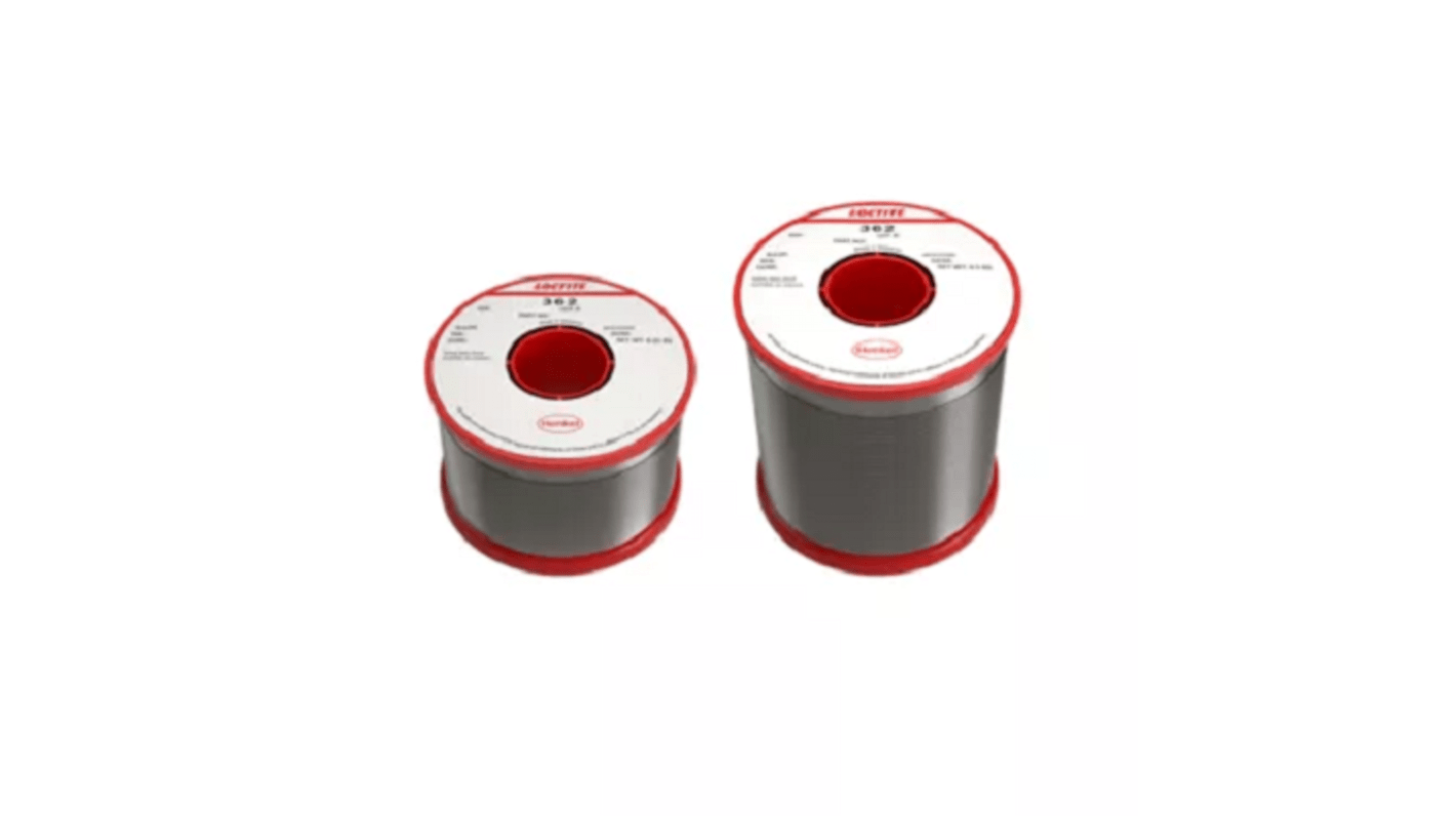Loctite 焊锡丝, 焊料, 0.7mm直径, 183 → 188°C熔点, Loctite 362
