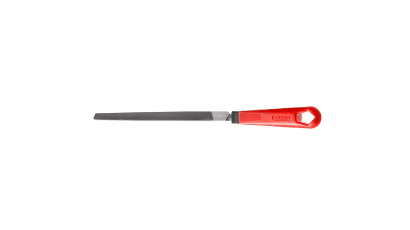 Facom 200mm, Second Cut, Triangular Engineers File With Soft-Grip Handle