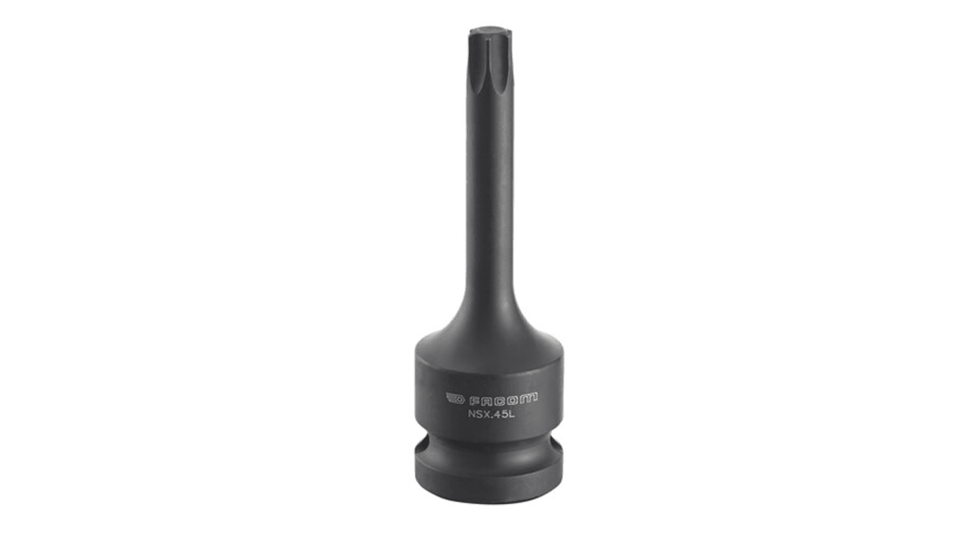 Facom 20mm, 1/2 in Drive Impact Socket, 78 mm length