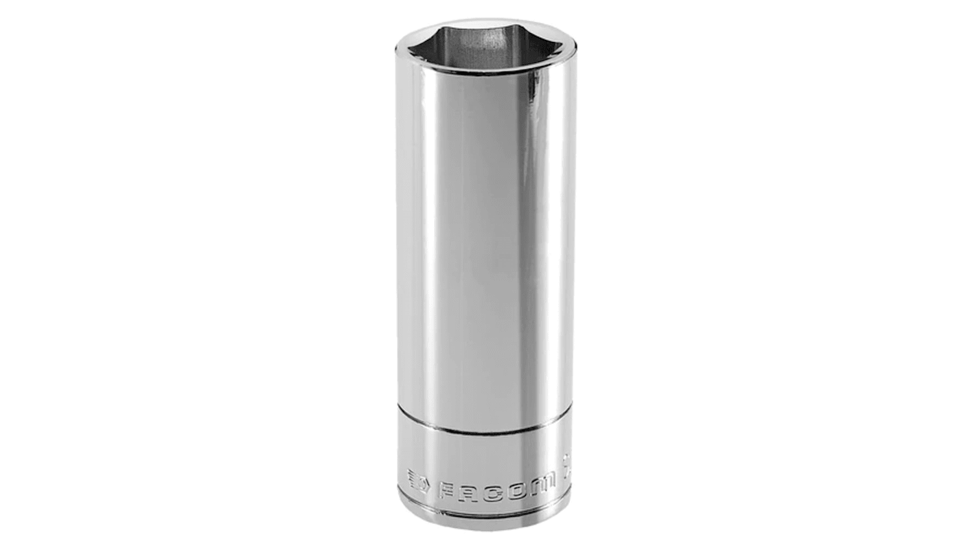 Facom 1/2 in Drive 23mm Deep Socket, 6 point, 77 mm Overall Length