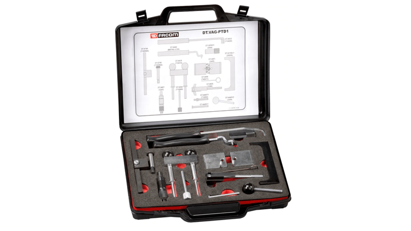 Facom 15 Piece Automotive Tool Kit with Case