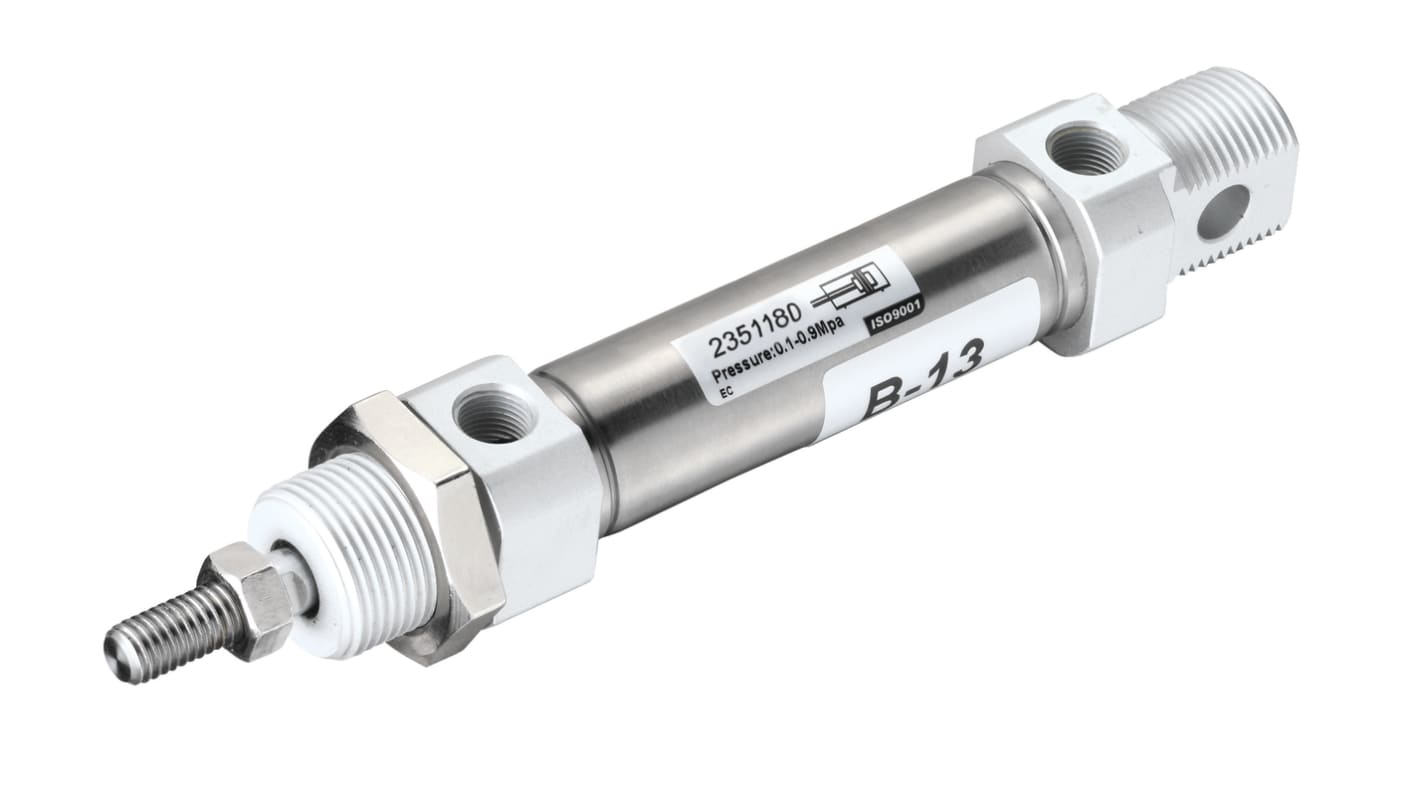 RS PRO Double Acting Cylinder - 25mm Bore, 125mm Stroke, IAC Series, Double Acting