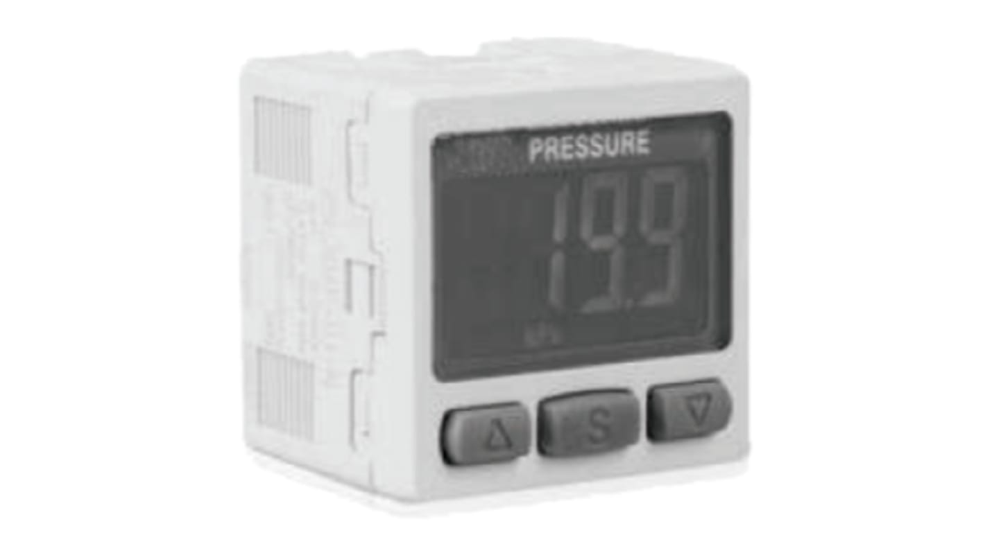 RS PRO Digital pressostat til hydraulik, Tilslutning: R 1/8 tommer, 0.1kPa til 0.1 → 1 kPa