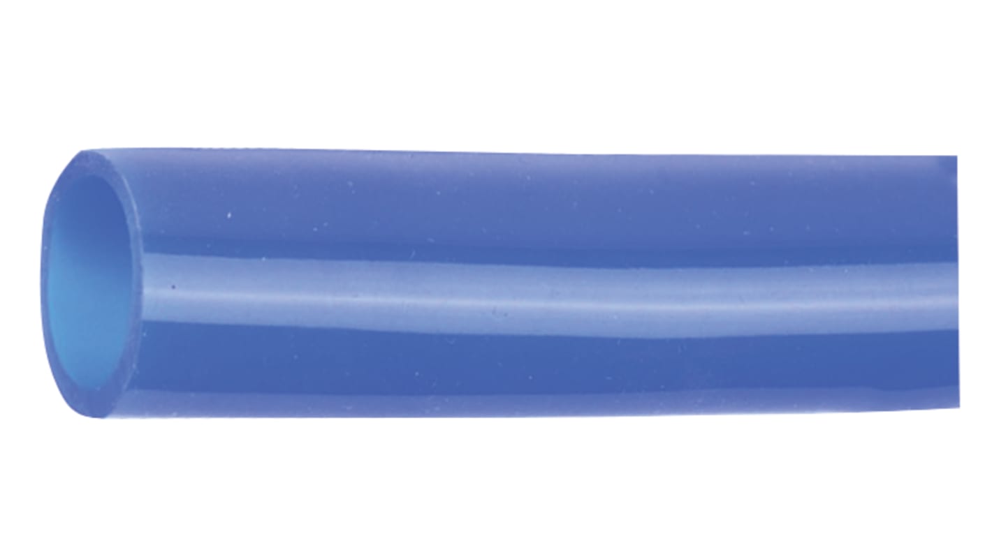 Tubo per aria compressa RS PRO in Poliuretano, Ø int. 2.5mm, Ø est. 4mm, lungh. 100m, col. Blu