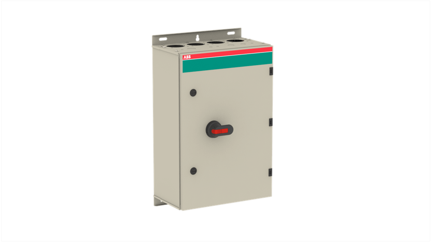 ABB 3P Pole Screw Mount Switch Disconnector - 315A Maximum Current, 250kW Power Rating, IP65