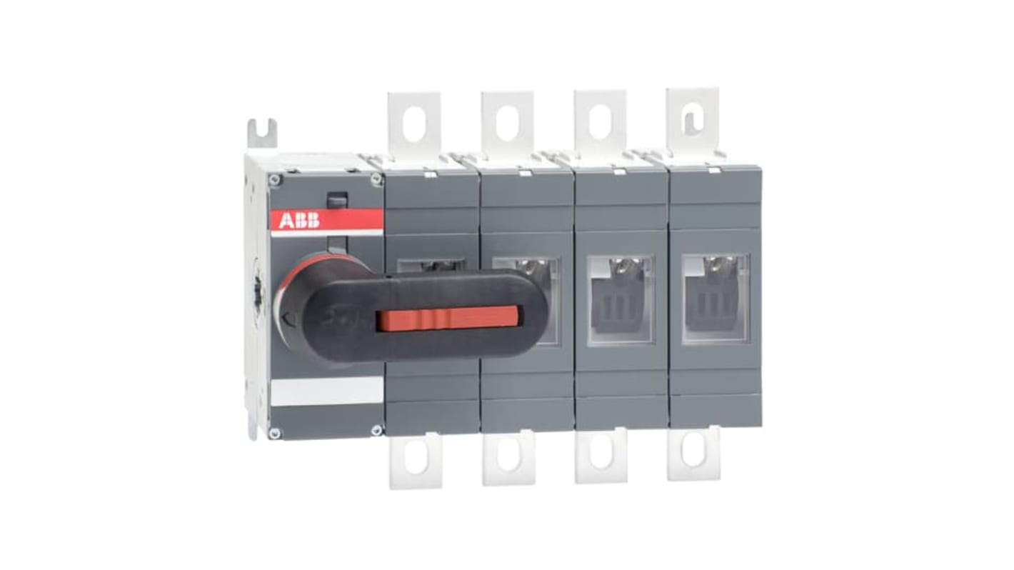 Sezionatore con interruttore ABB 1SCA022763R5710 OT315E04K serie OT, 4P, NO, 315A, montaggio su superficie