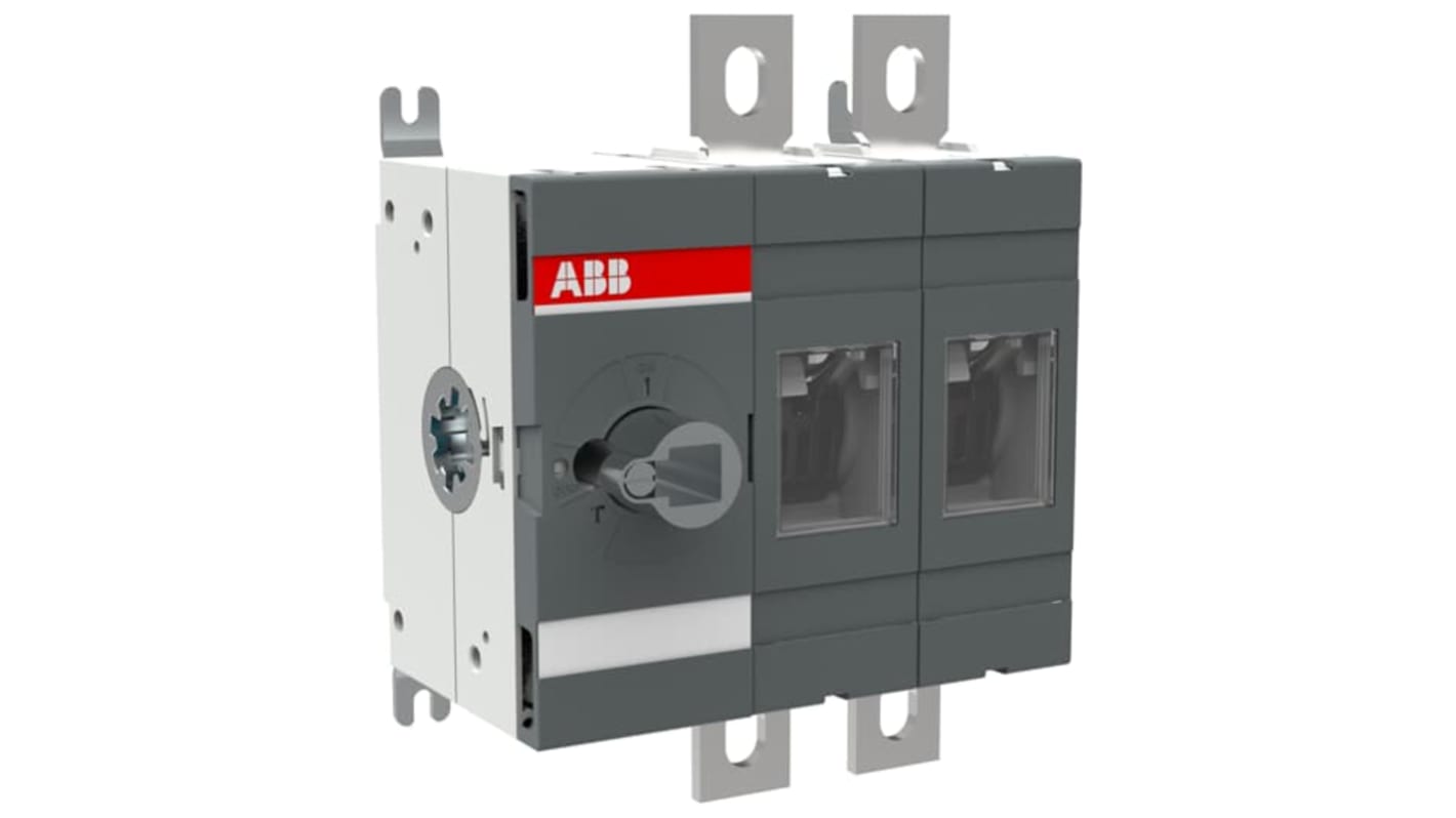 Sezionatore con interruttore ABB 1SCA022799R7110 serie OT, 2P, NO, 315A, Montaggio a vite 1SCA022799R7110, IP00