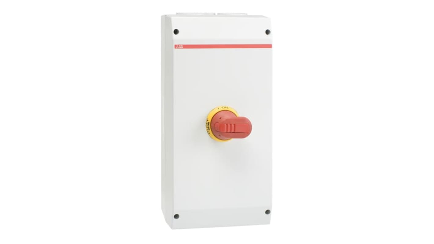 ABB 6P Pole Screw Mount Switch Disconnector - 100A Maximum Current, 37kW Power Rating, IP65