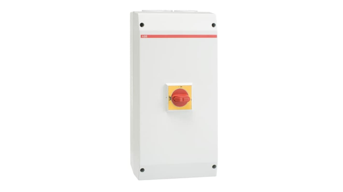Interruptor seccionador, 3P, NA, Corriente 100A, Potencia 37kW, IP65 1SCA022812R6290