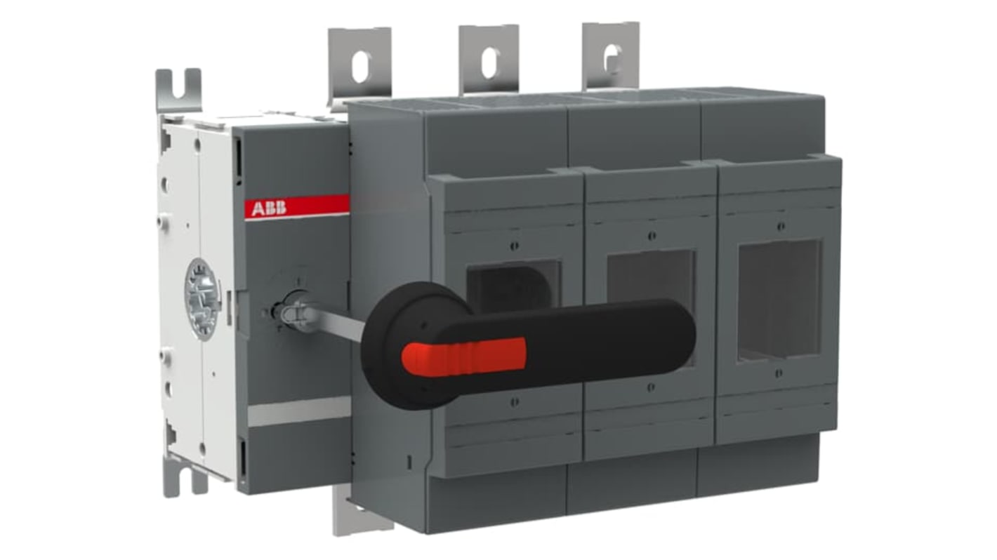 ABB Fuse Switch Disconnector, 3 Pole, 800A Fuse Current