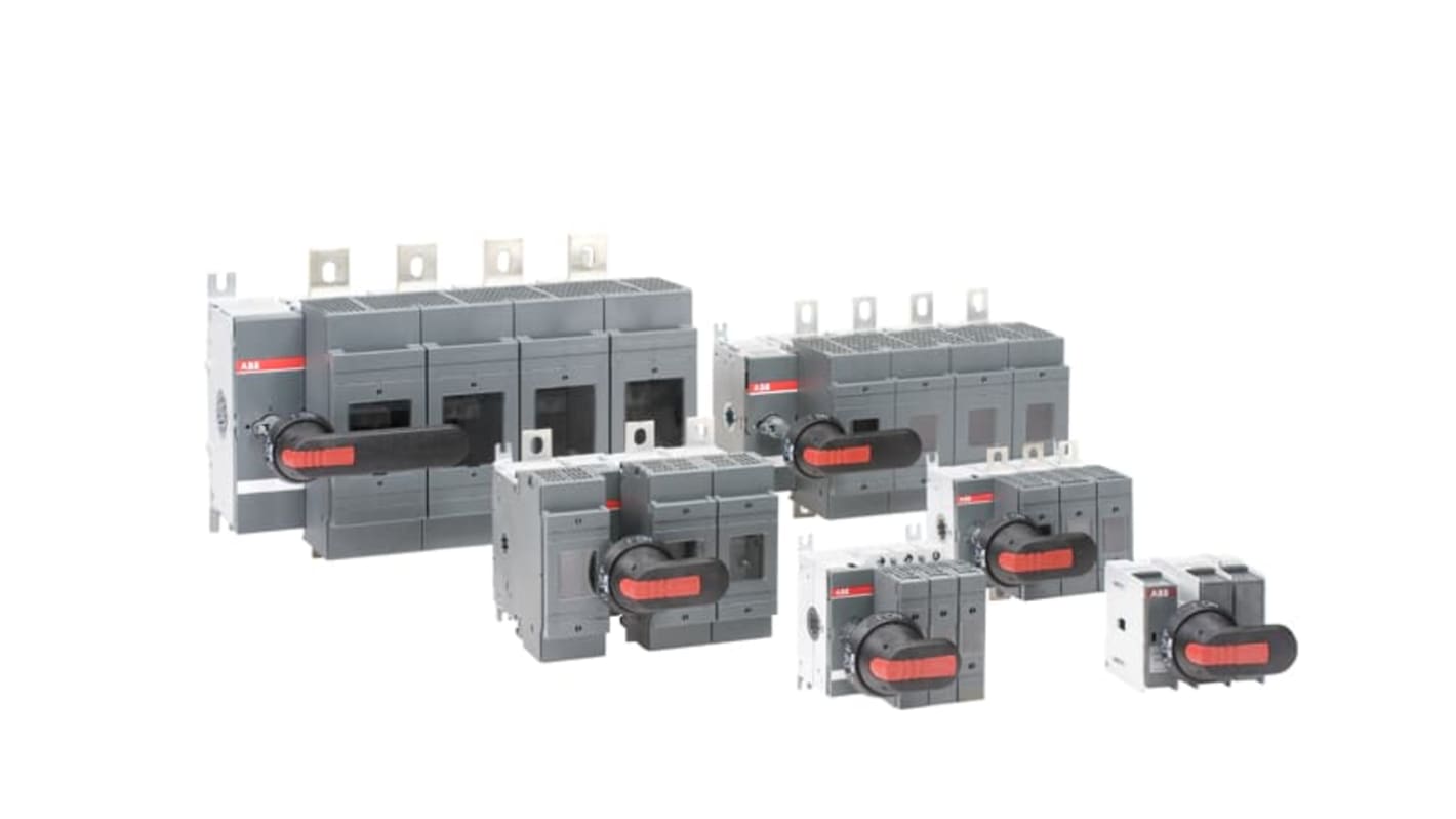 ABB Fuse Switch Disconnector, 4 Pole, 315A Fuse Current