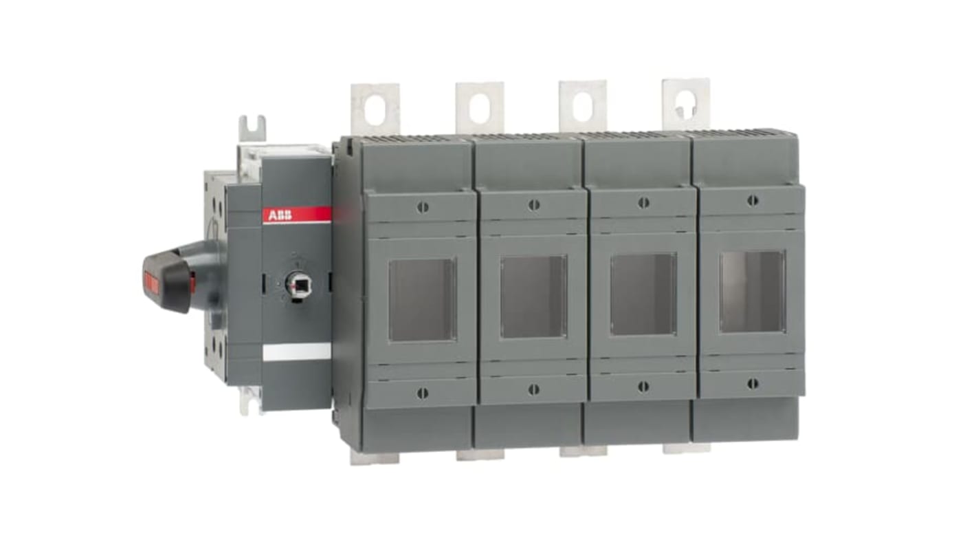 ABB Fuse Switch Disconnector, 4 Pole, 250A Fuse Current