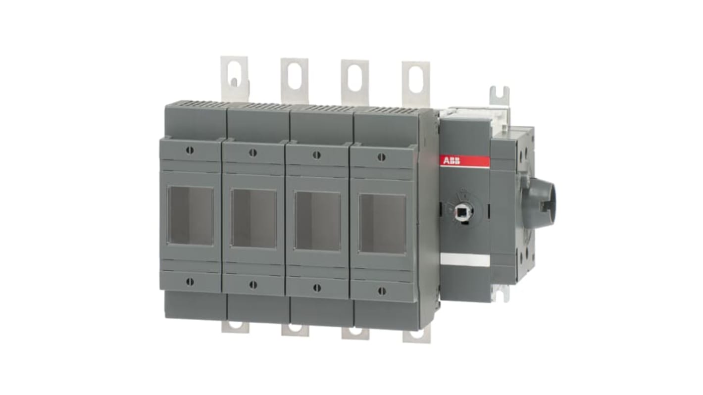 ABB Fuse Switch Disconnector, 4 Pole, 200A Fuse Current