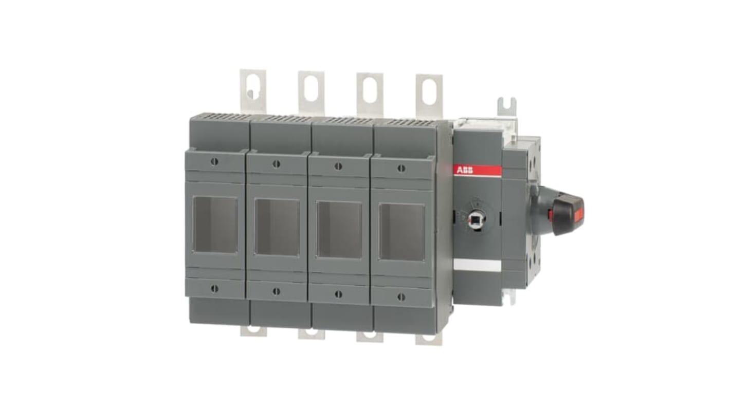 ABB Fuse Switch Disconnector, 4 Pole, 200A Fuse Current