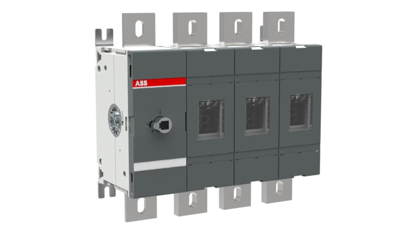 Interruptor seccionador, 4P, NA, Corriente 1000A, Potencia 1000kW, IP00 1SCA101549R1001