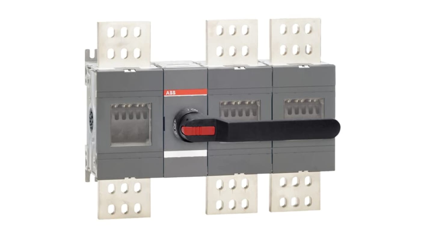 ABB 3P Pole Screw Mount Switch Disconnector - 2000A Maximum Current, IP00, IP65