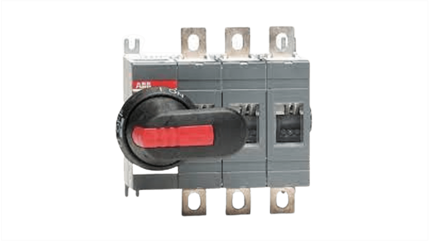 ABB 63A熔断器式隔离开关, 4极, 0熔断器