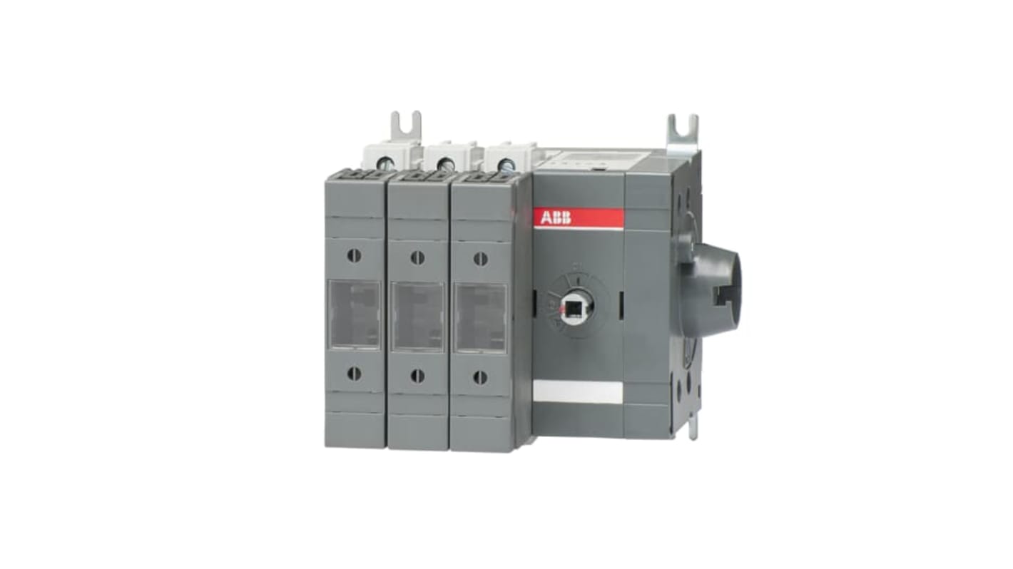 Interruptor seccionador con fusible ABB, 3, Fusible A2-A3 63A