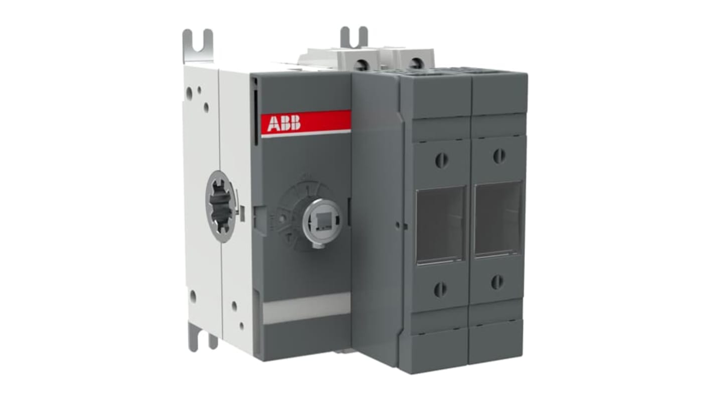Interruptor seccionador con fusible ABB, 2, Fusible A2-A3 63A