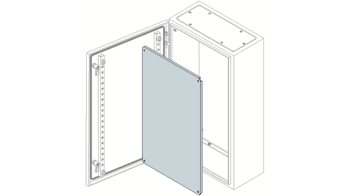 ABB SR/SRN Series Steel Plate for Use with Enclosure, 400 x 300 x 50mm