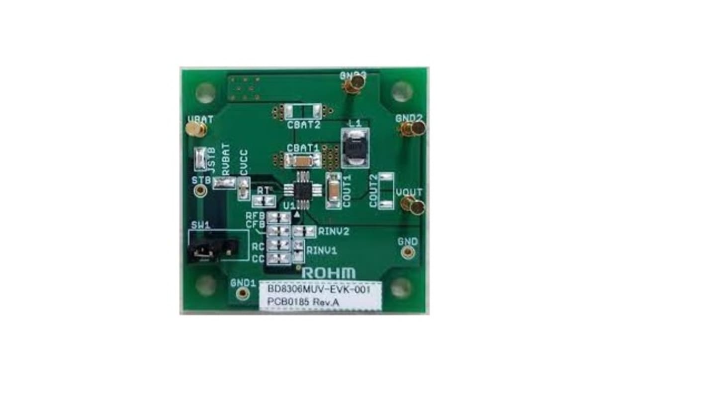 ローム 評価ボード, 評価ボード, バック-ブーストコンバータ, BD8306MUV 用, BD8306MUV-EVK-001