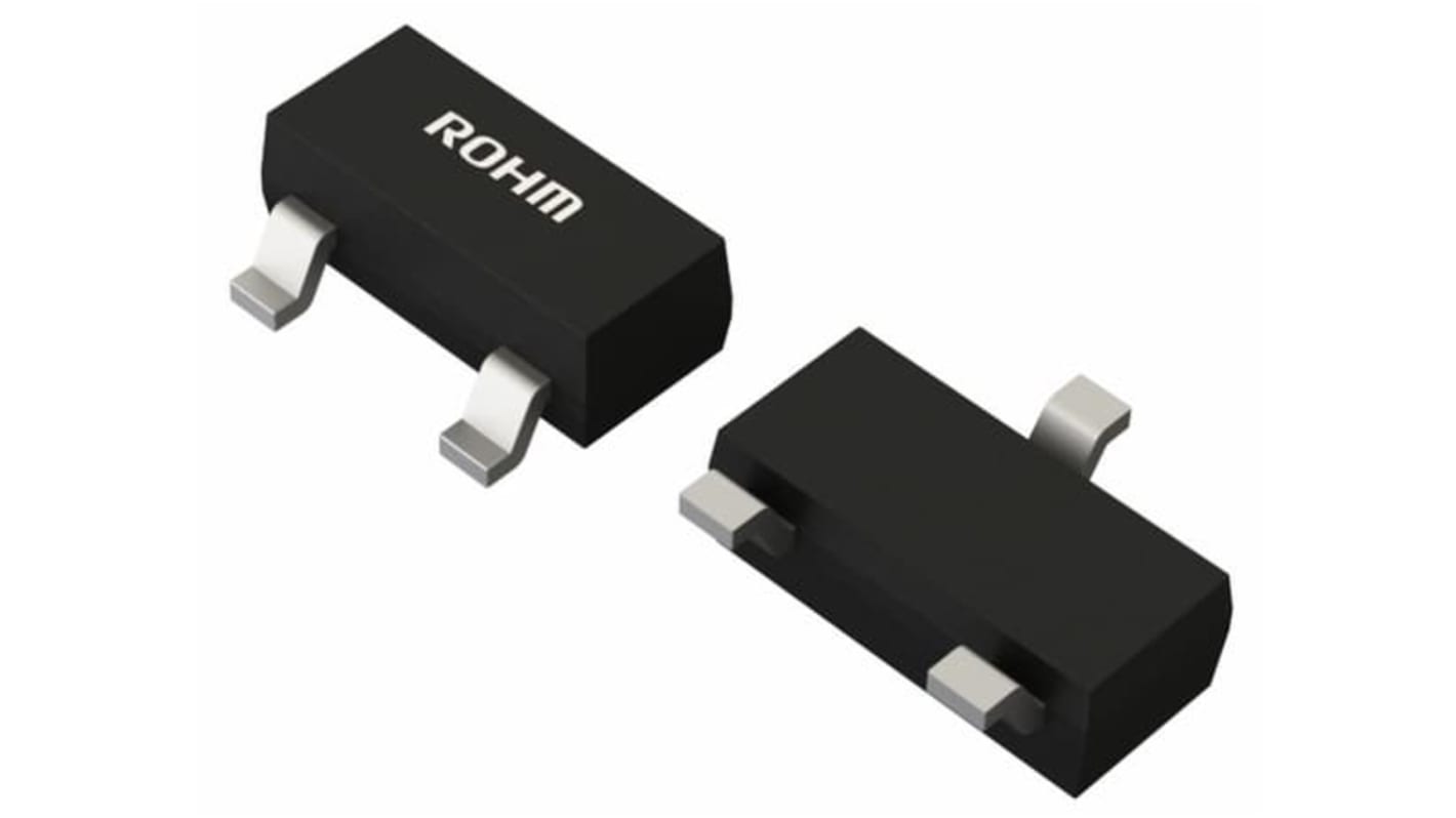 N-Channel MOSFET, 400 mA, 60 V, 3-Pin SOT-23 ROHM BSS138BKAHZGT116