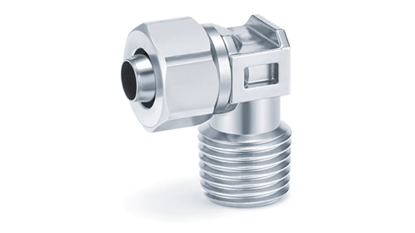 SMC KFG Series Straight Fitting, Push In 6 mm, Threaded-to-Tube Connection Style