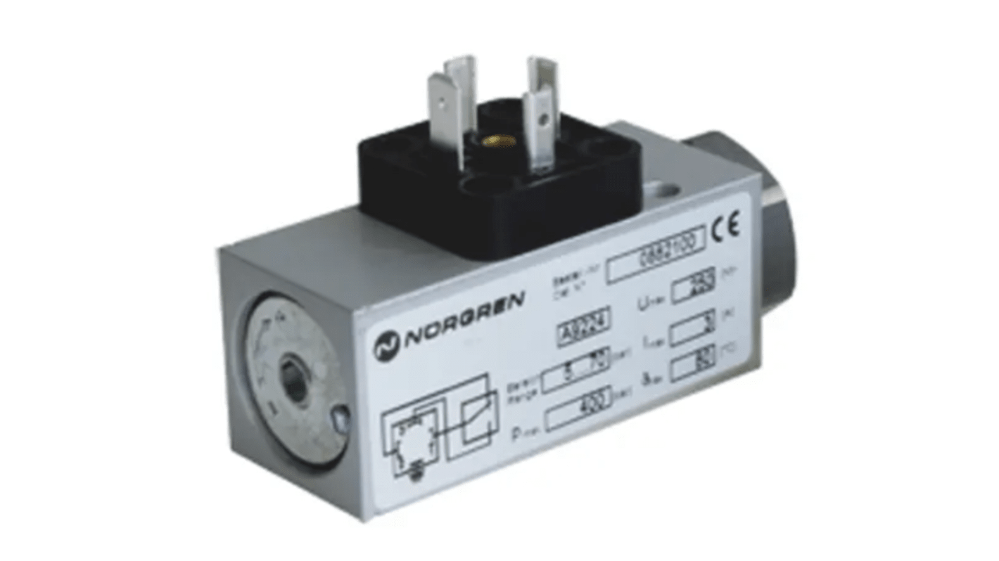 RS PRO Pressure Switch, G1/4 0bar to 420 bar