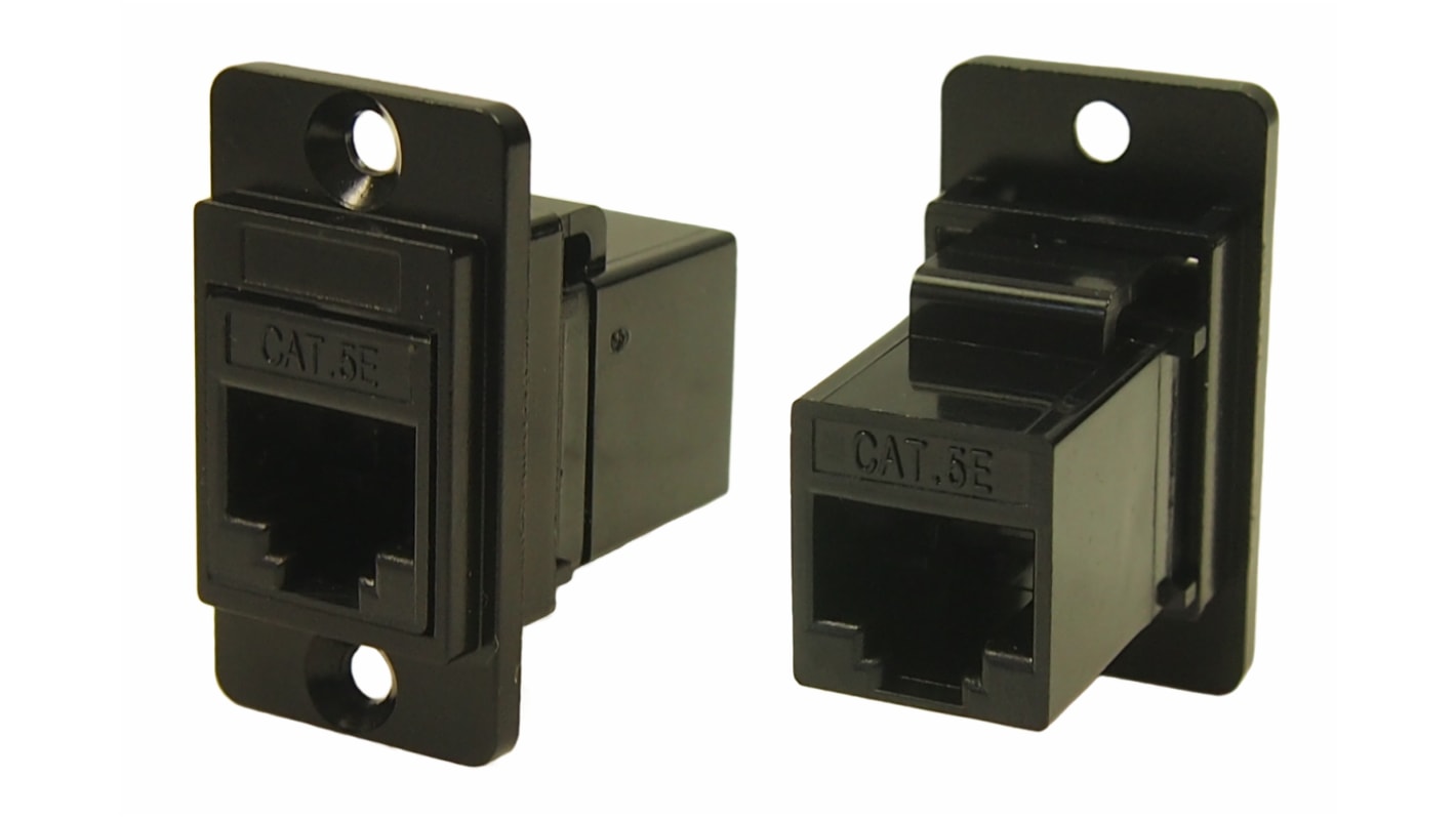 RS PRO Socket RJ45 Connector, Panel Mount, Cat5e