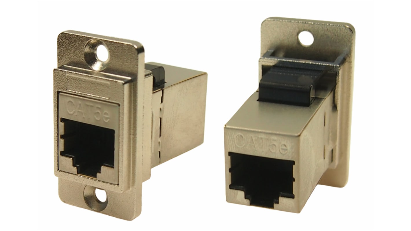 RS PRO Socket RJ45 Connector, Panel Mount, Cat5e 1 Port 8 -Way