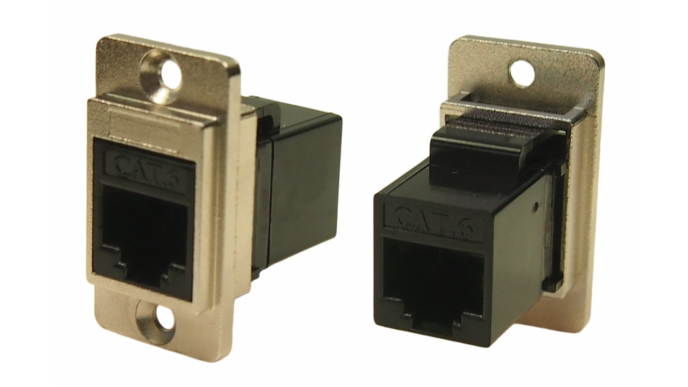 RS PRO Socket RJ45 Connector, Panel Mount, Cat6