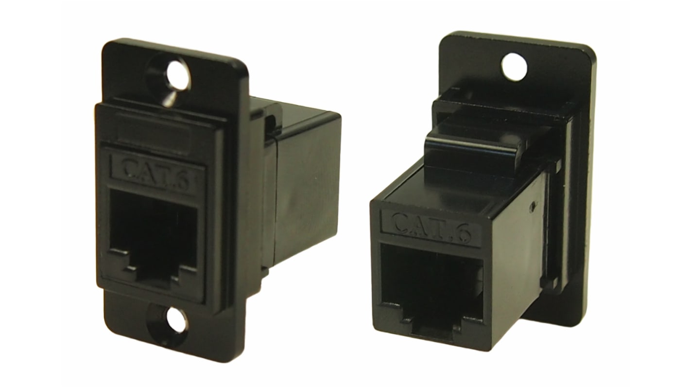 RS PRO Socket RJ45 Connector, Panel Mount, Cat6