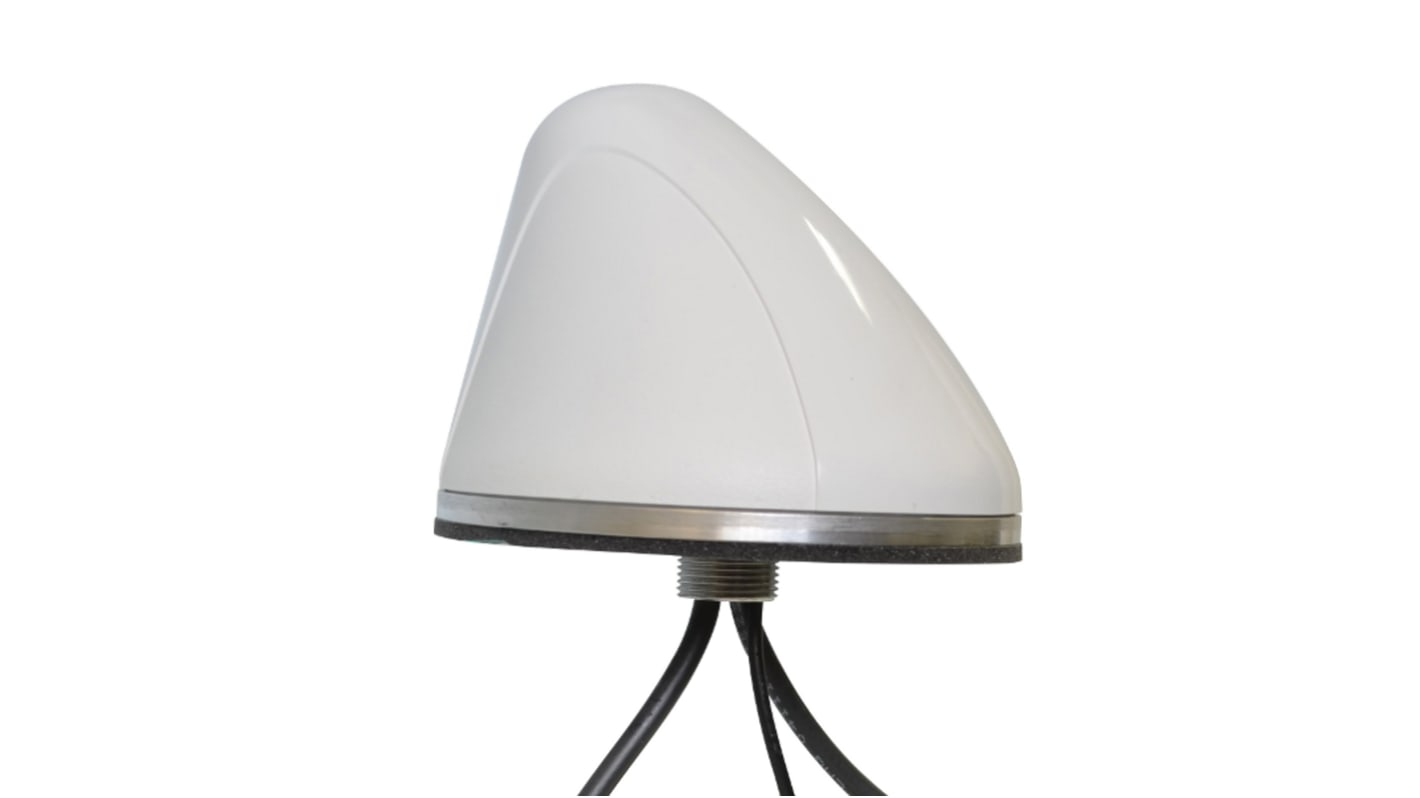 Mobilemark 4G (LTE), GPS, WiFi (Dual Band) Multibåndsantenne, Ekstern Hajfinne, SMA-han