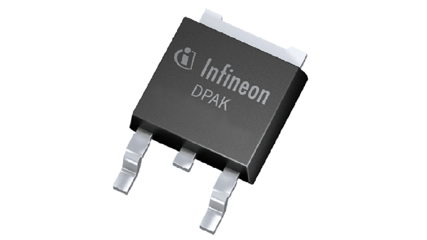 Infineon P-Channel MOSFET Transistor, 22 A, 100 V, 3-Pin DPAK IPD11DP10NMATMA1