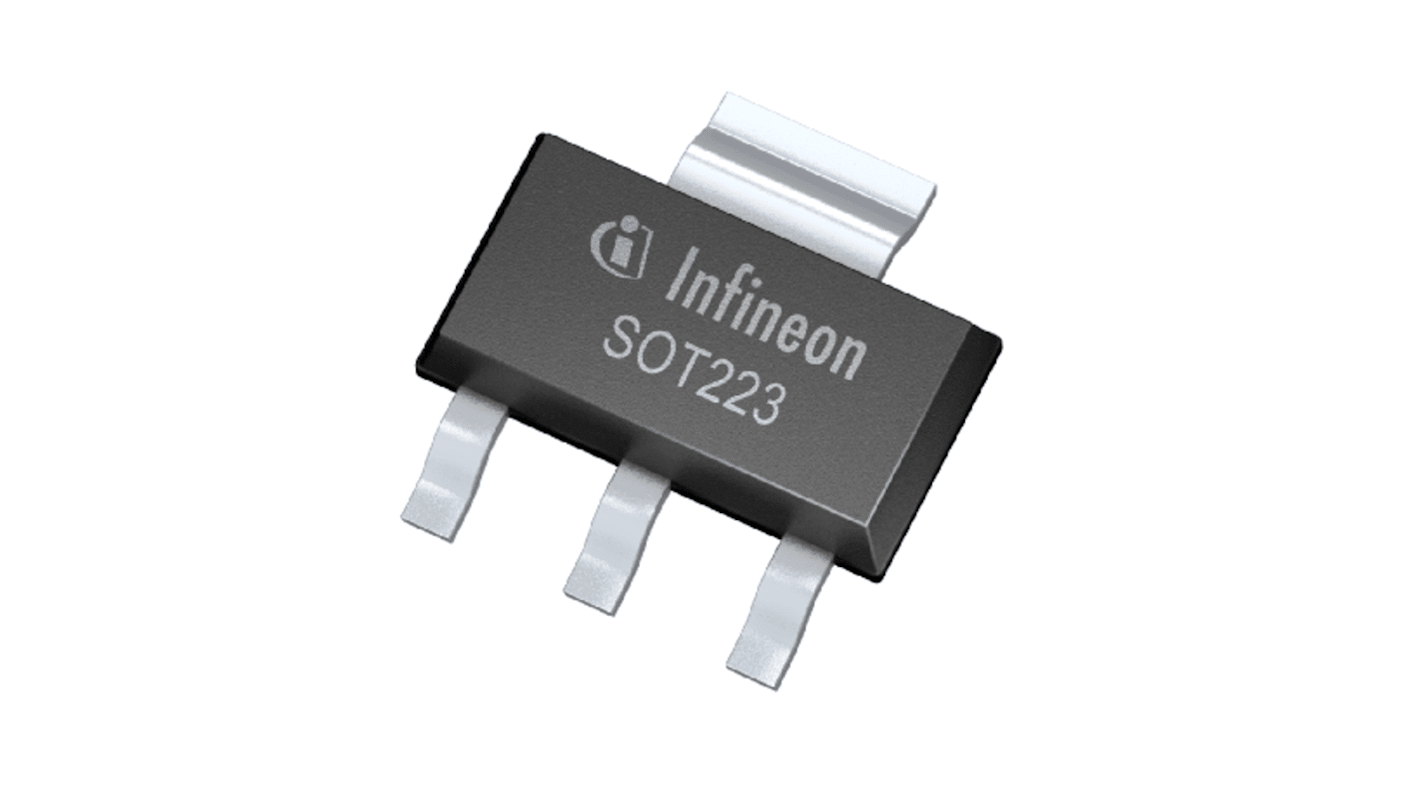 P-Channel MOSFET Transistor, 1.29 A, 150 V, 3-Pin SOT-223 Infineon ISP14EP15LMXTSA1