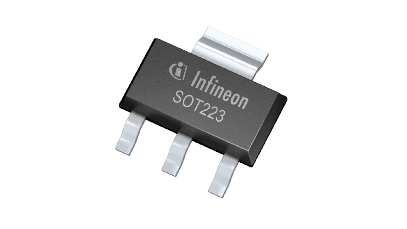 Infineon P-Channel MOSFET Transistor, 1.29 A, 150 V, 3-Pin SOT-223 ISP14EP15LMXTSA1