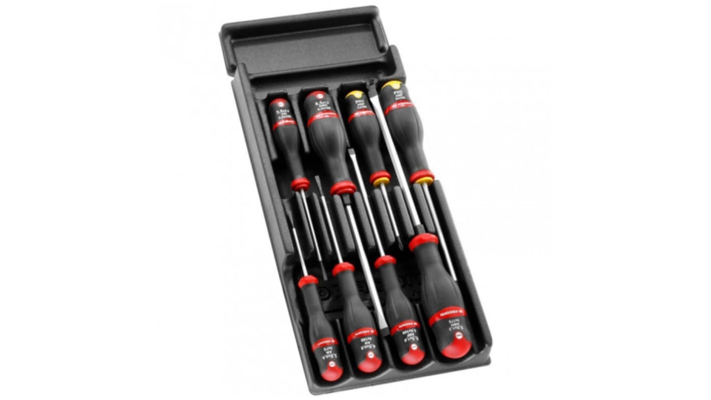 Facom Phillips; Slotted Screwdriver Set, 8-Piece