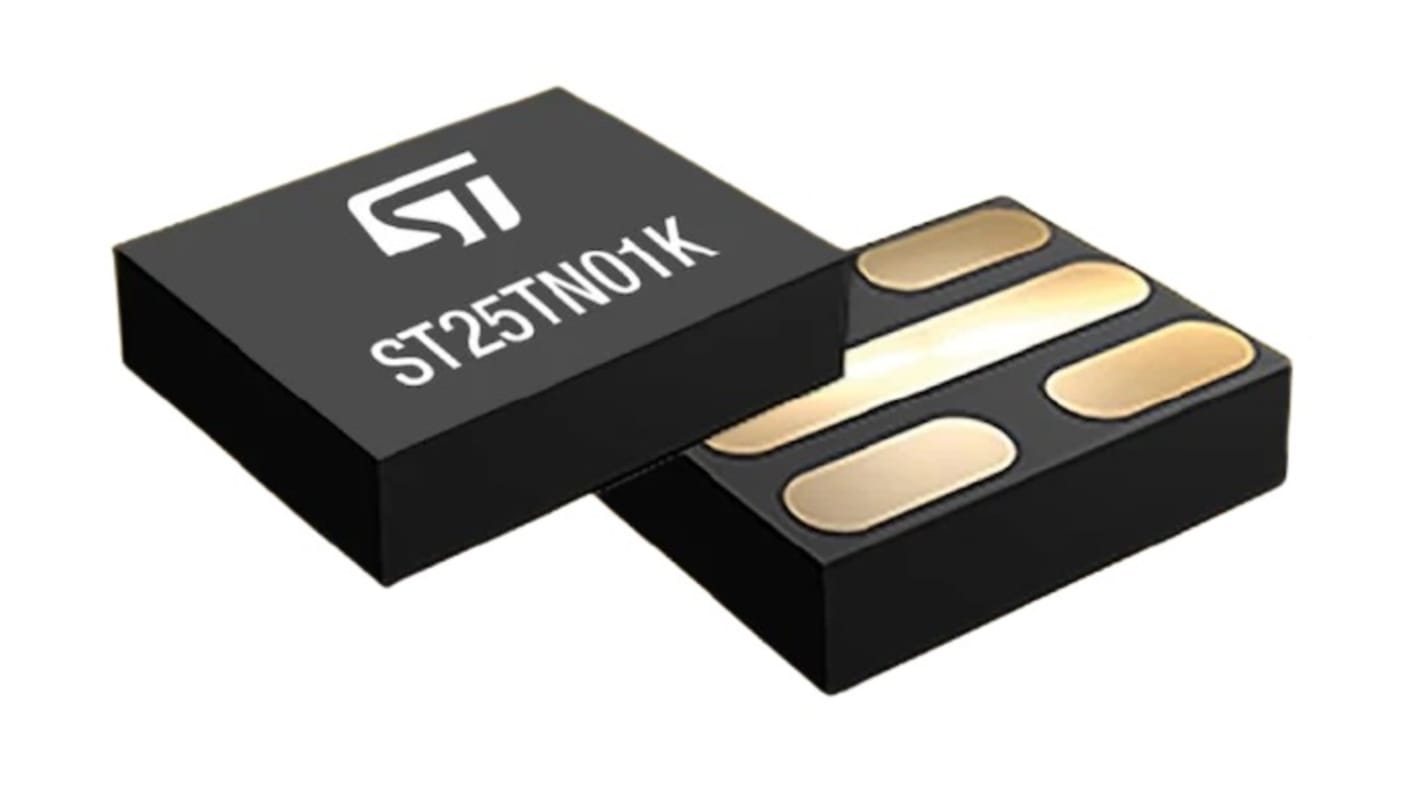 STMicroelectronics 射频收发器芯片 , NFC（近场通信）技术支持, ASK调制技术, 5引脚, 贴片安装